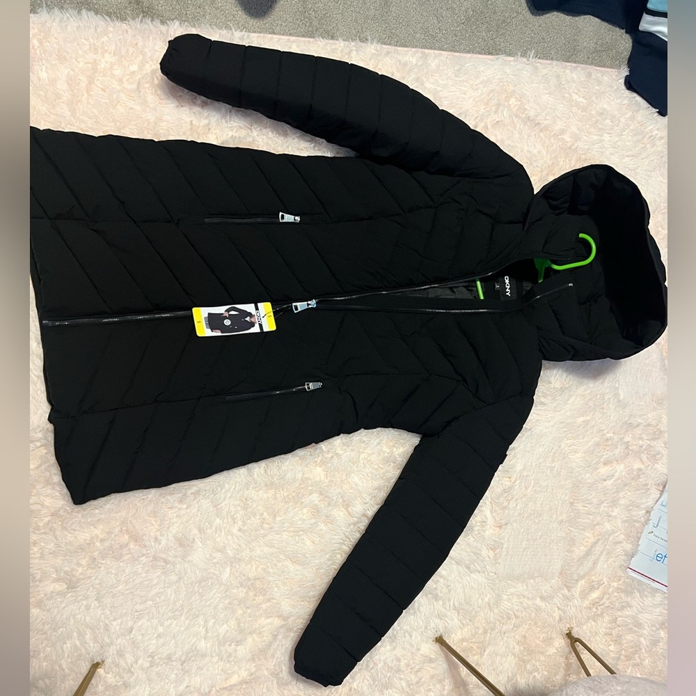 DKNY LONG COAT SIZE XS-SMALL